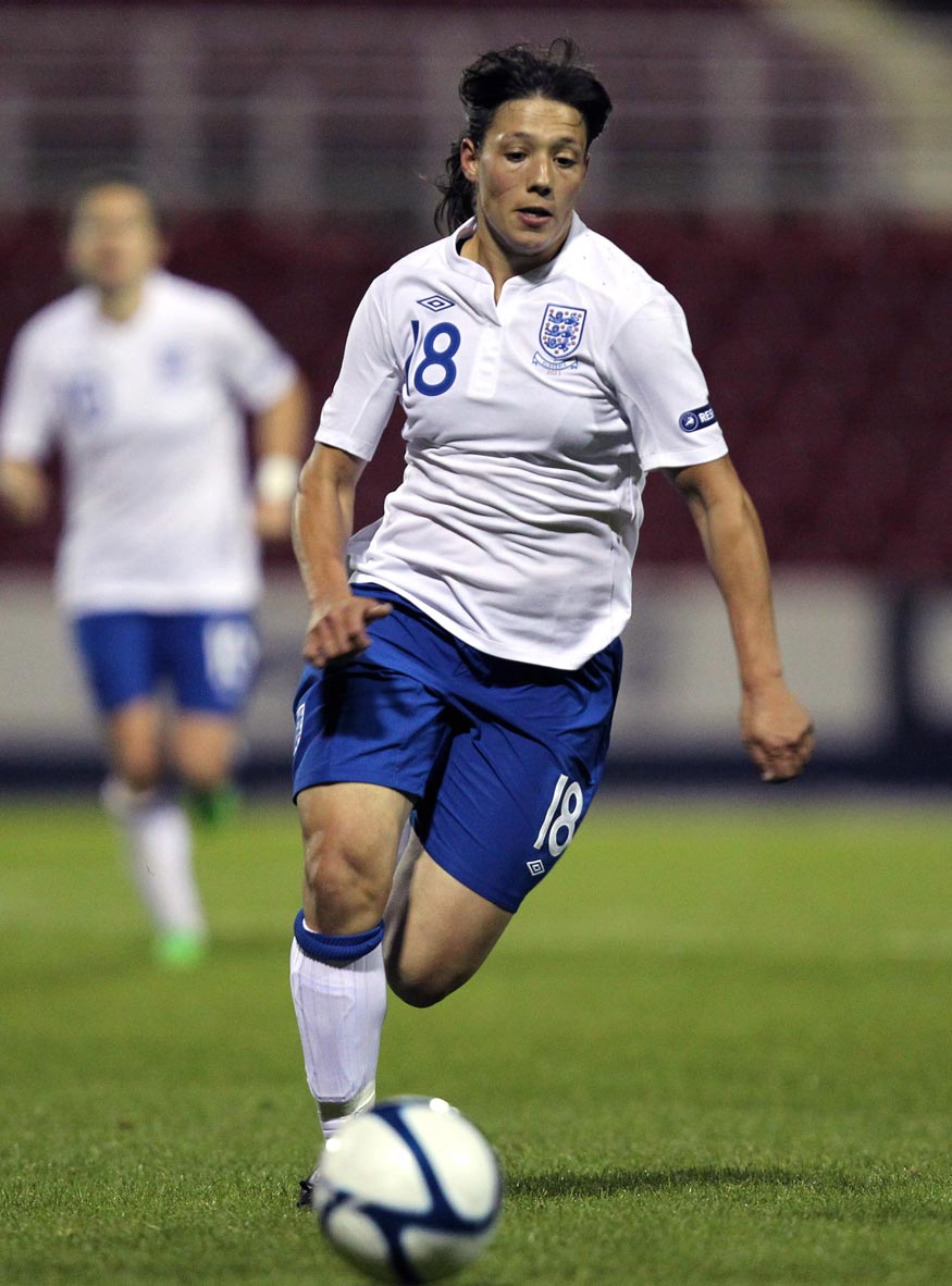 Rachel Williams in action against Slovenia